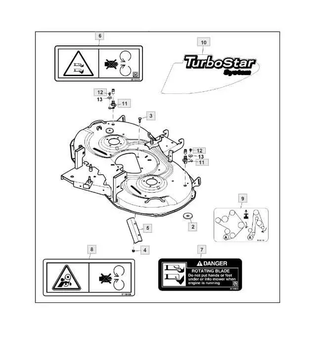 john deere mower engine parts diagram
