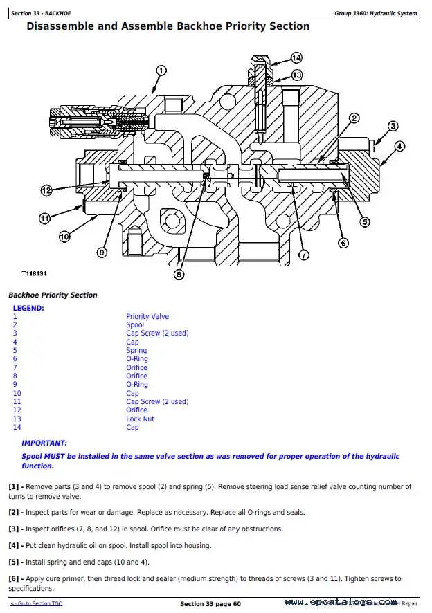 john deere 310 se backhoe parts diagram