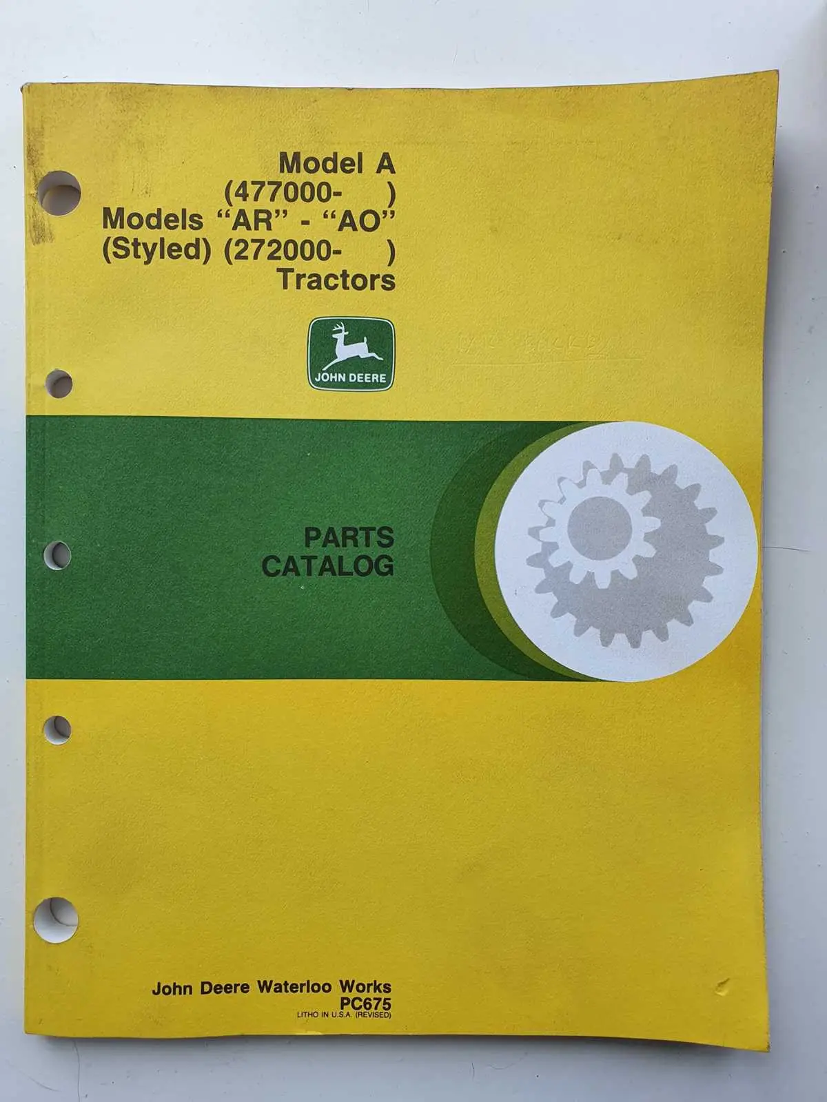 john deer ar parts diagram