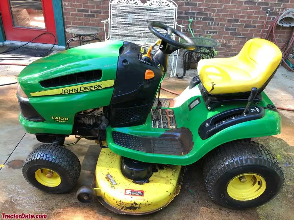 john deere la100 mowing deck bracket diagram