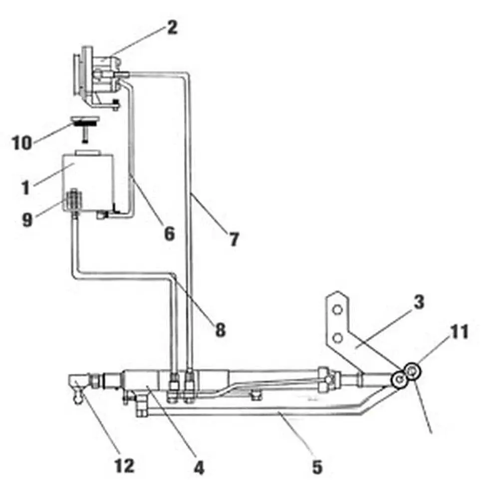john deere 2020 steering parts diagram