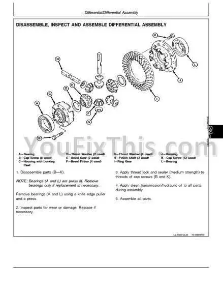 john deere 5500 parts diagram