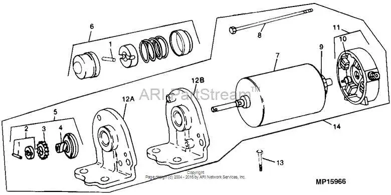 john deere la105 parts diagram