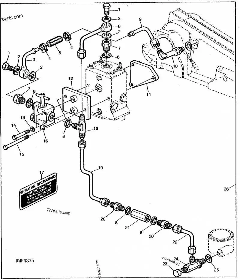 steering diagram for 2040 john deere