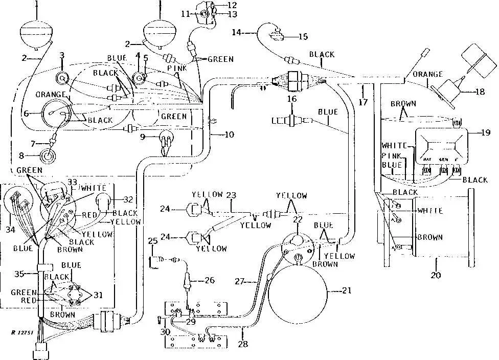 john deere 3010 starter wiring diagram