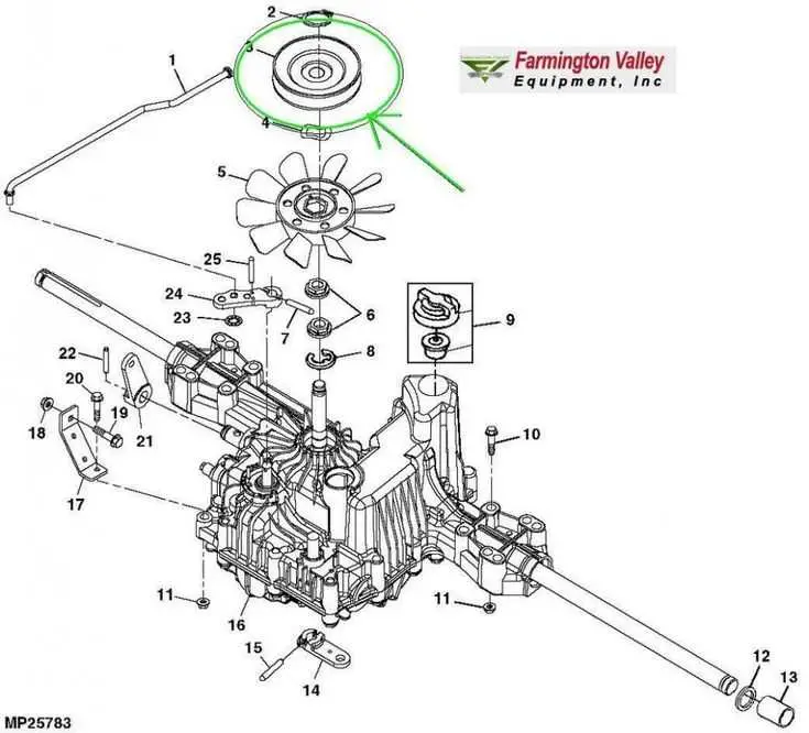 john deere la175 parts diagram and part number