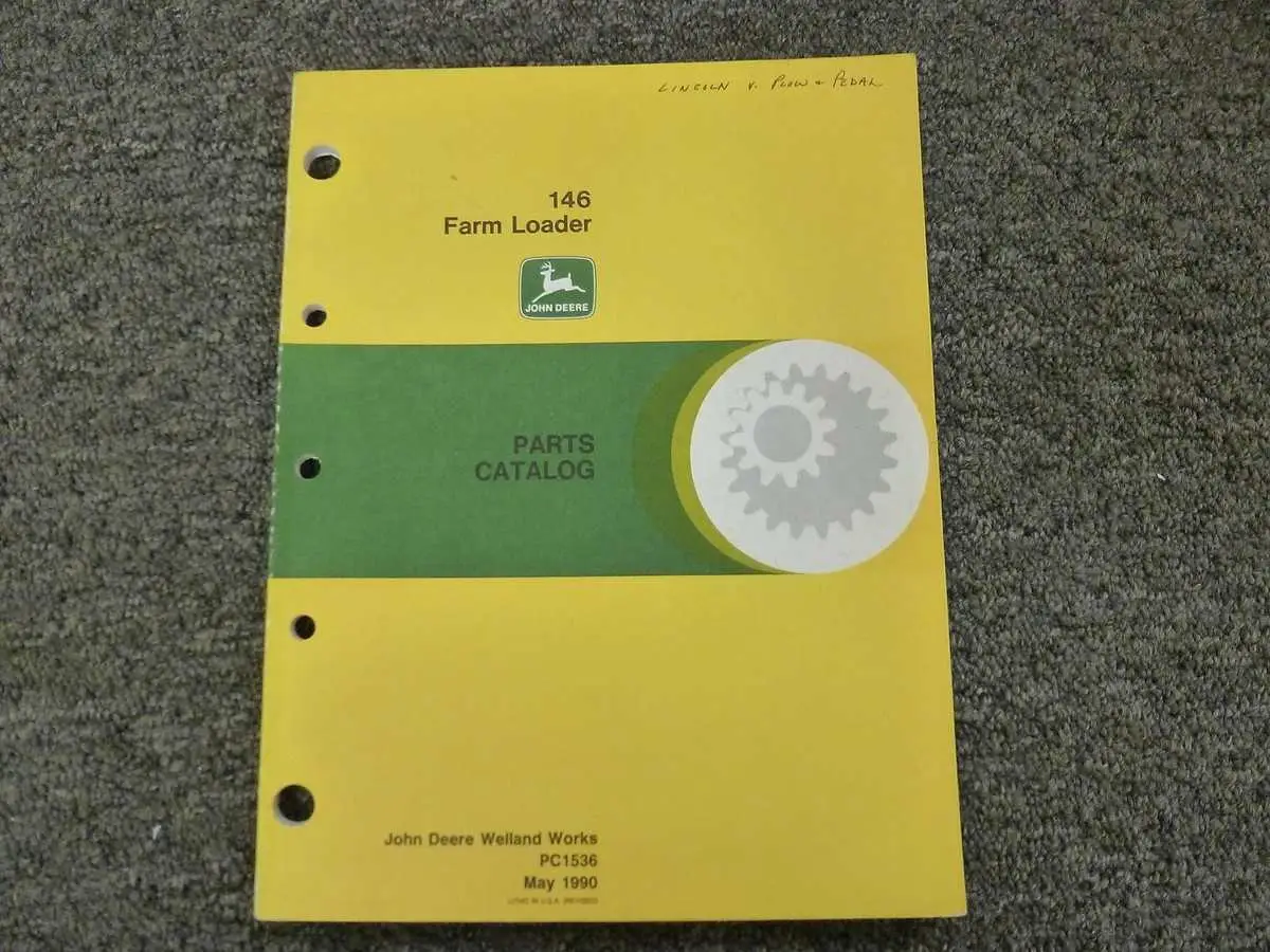 john deere 146 loader parts diagram