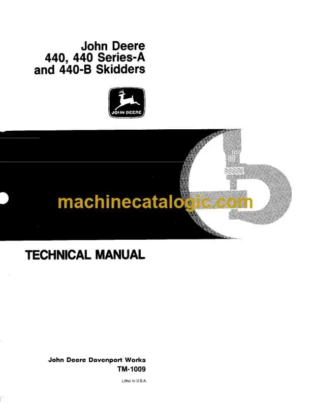 john deere 440 skidder winch diagram