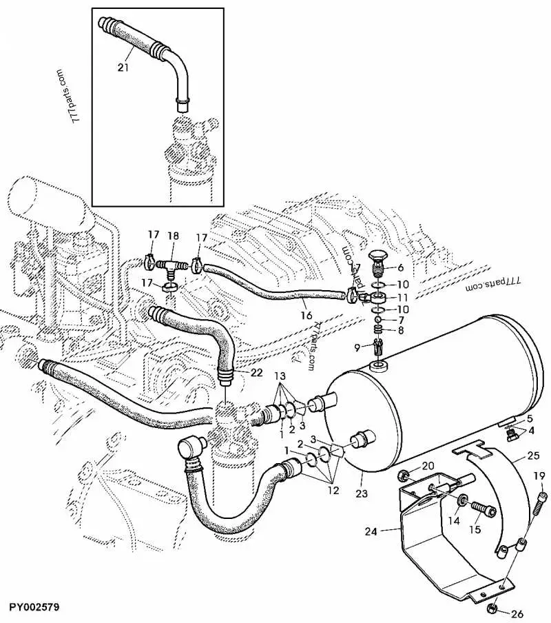 john deere hydraulic pump diagram