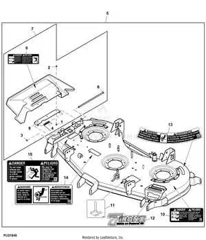 john deere z960m parts diagram