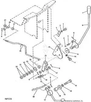 john deere 775 throttle linkage diagram