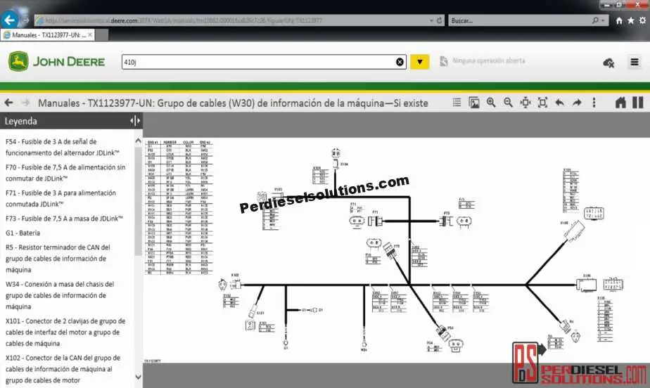 john deere 444g wiring diagram