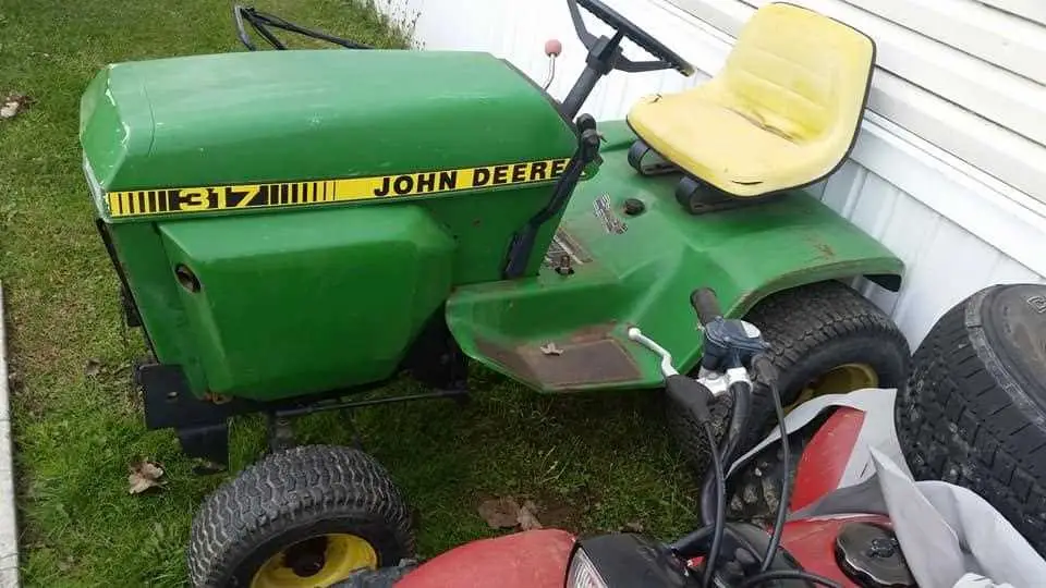 riding mower diagram 317 john deere