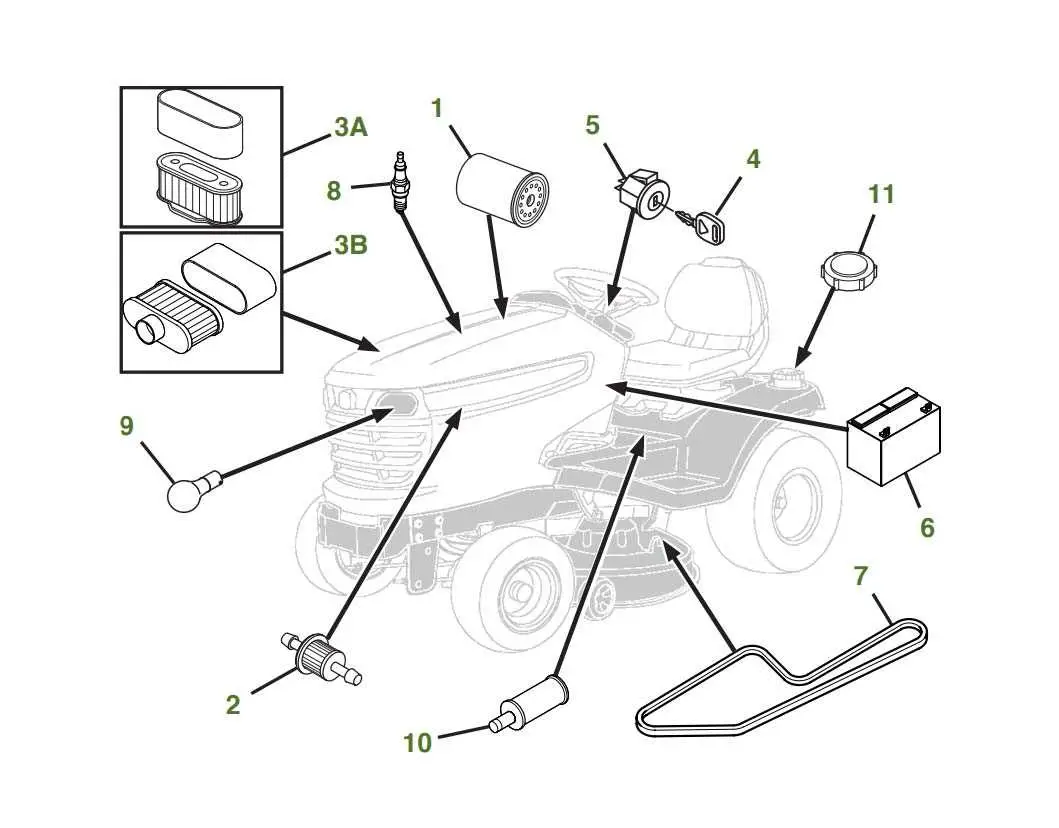 john deere x590 mower deck belt diagram