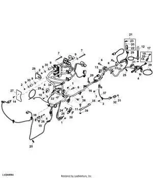 john deere 1025r wiring diagram colors