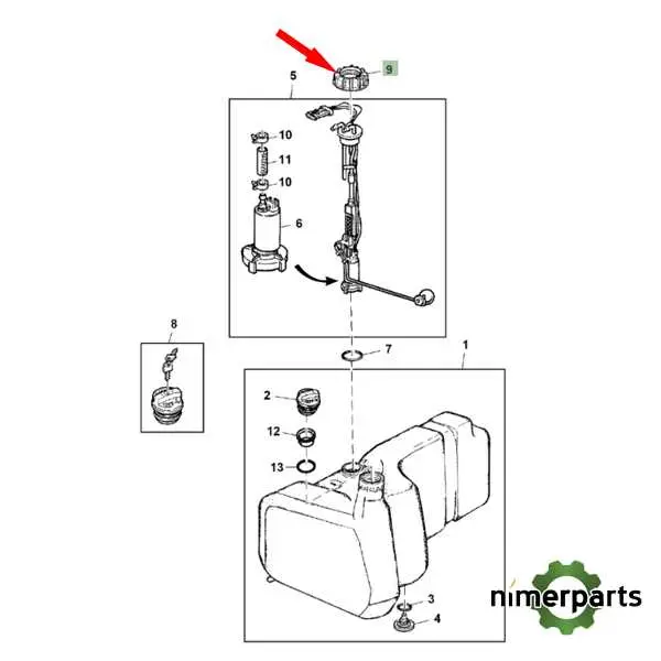 john deere 6420 fuel line diagram