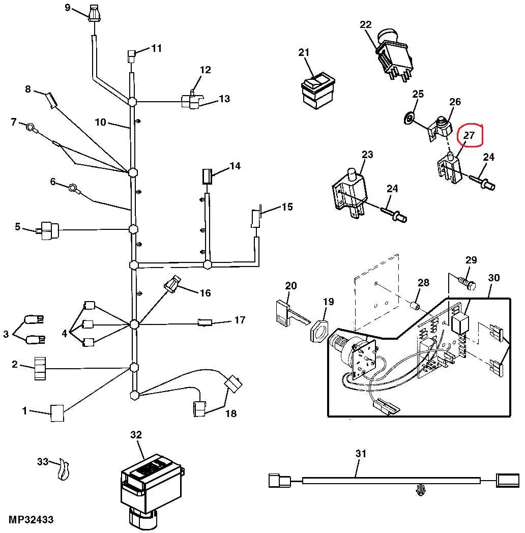 john deere lx255 drive belt diagram