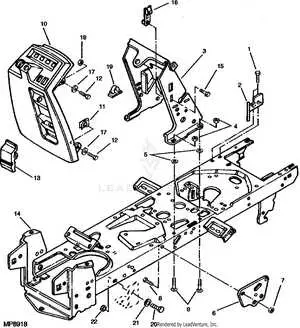 john deere lx172 38 deck belt diagram
