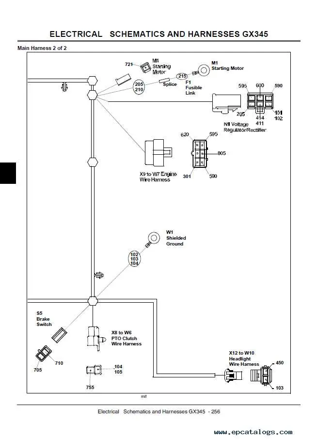 john deere gx325 belt diagram